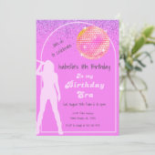 ミュージックインザーズ誕生日エラピンク誕生日 招待状 (スタンド正面)