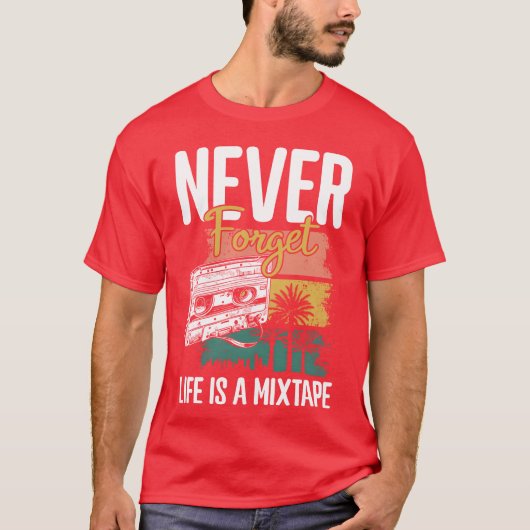 ミュージックカセット l 昨年の少年 tシャツ (正面)