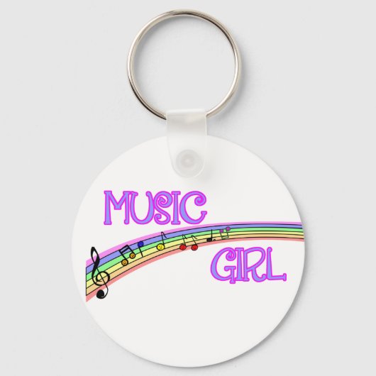 ミュージックガールレインボー キーホルダー (正面)