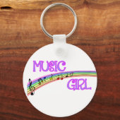 ミュージックガールレインボー キーホルダー (正面)
