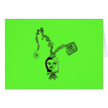 ミュージックガール抽象芸術