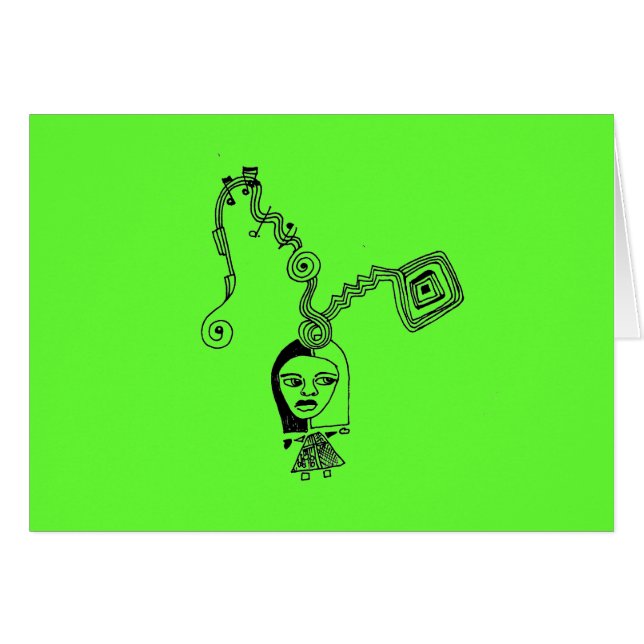 ミュージックガール抽象芸術 (正面横)