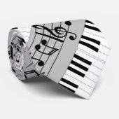 ミュージックキーボードのノートタイ ネクタイ (ロール)
