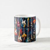 ミュージックギタコーヒーマグ コーヒーマグカップ (正面右)