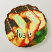 ミュージックギターテーマ ラウンドクッション (裏面)
