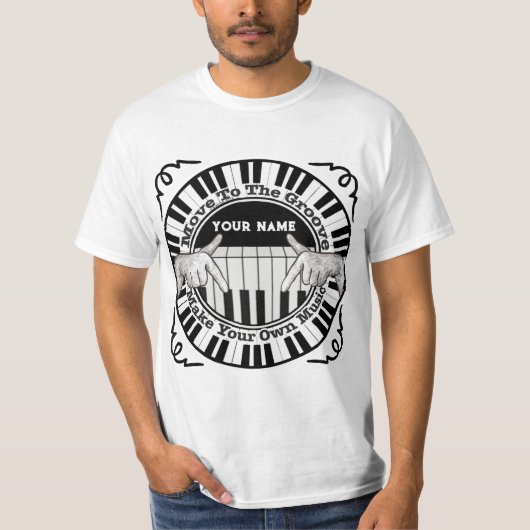 ミュージックグルーヴ Tシャツ (正面)