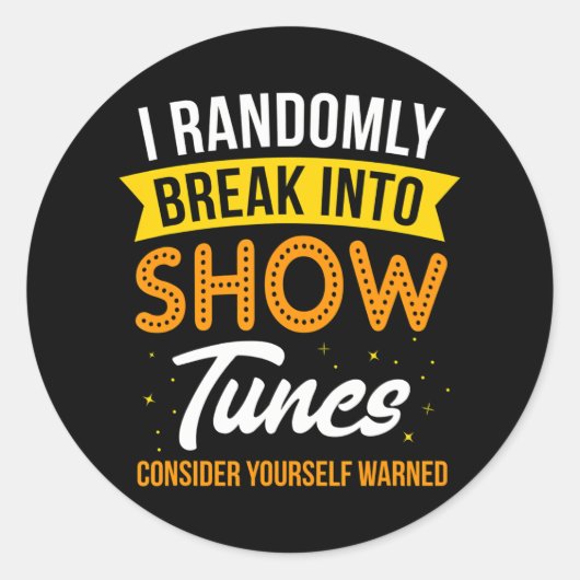 ミュージックシアターで曲をランダムに展開 ラウンドシール (正面)