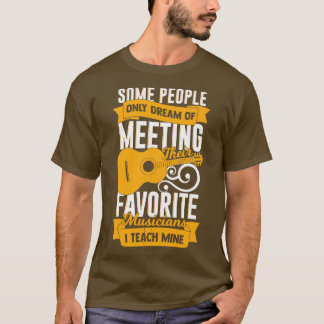 ミュージックスクールギター先生インストラクターギフト Tシャツ