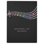 ミュージックスクールチルドレンズレインボーコーラス先生 クリップボード (裏面)