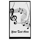 ミュージックスコアミュージシャンスモール抱き枕 スモールペーパーバッグ (裏面)