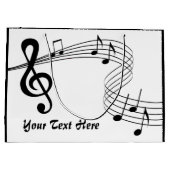 ミュージックスコア大抱き枕 ラージペーパーバッグ (裏面)