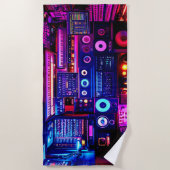 ミュージックスタジオ ビーチタオル (正面)