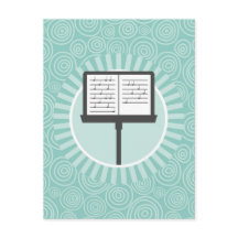 ミュージックスタンド ファン ターコイズ スワール ミュージシャン