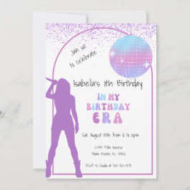 ミュージックスターインザーズ誕生日エラ誕生日招待状 セーブザデート