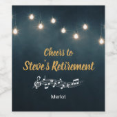 ミュージックステージ ワインラベル (シングルラベル)