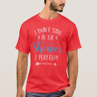 ミュージックスポットライトの少女 Tシャツ