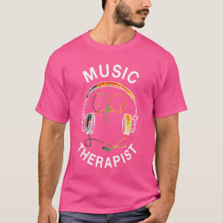 ミュージックセラピスト デザイン 音符 ファミリー Tシャツ