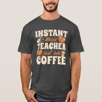 ミュージックティーチャー コーヒーフレンド Tシャツ