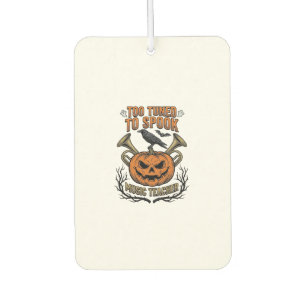 ミュージックティーチャー ハロウィン パンプキン 彫刻 Tシャツ デ カーエアーフレッシュナー