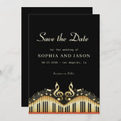 ミュージックテーマ日付の保存 セーブザデート (正面/裏面)