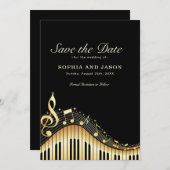 ミュージックテーマ日付の保存 セーブザデート (正面/裏面)