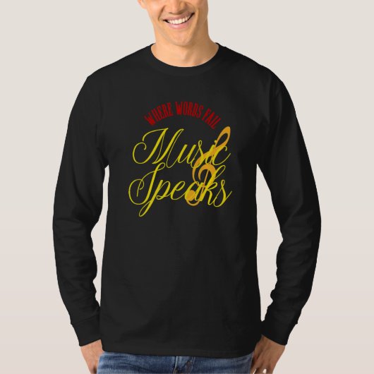 ミュージックテーマ Tシャツ (正面)