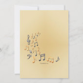 ミュージックトリオ 招待状 (裏面)