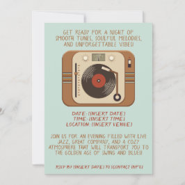 ミュージックナイト招待状 招待状