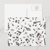 ミュージックノーツ ポストカード (正面/裏面)