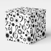 ミュージックノートとクレフ、 音符記号 フェイバーボックス (正面サイド)