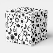 ミュージックノートとクレフ、 音符記号 フェイバーボックス (裏面サイド)