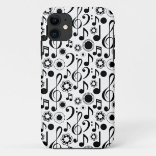 ミュージックノートとクレフ、 音符記号 iPhone 11 ケース