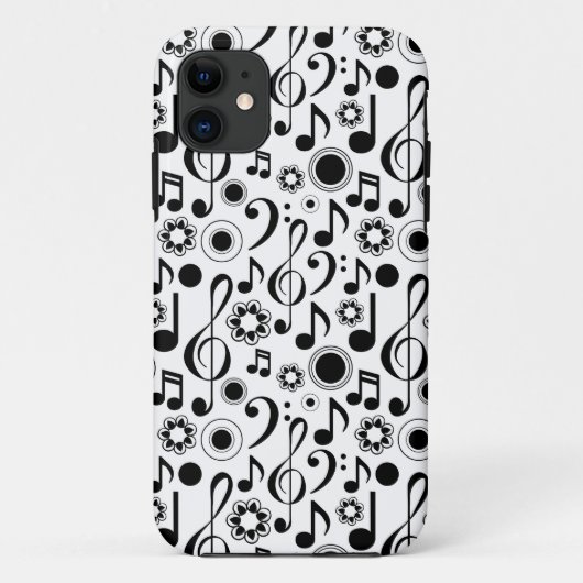 ミュージックノートとクレフ、 音符記号 Case-Mate iPhoneケース (裏面)