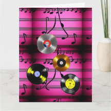 ミュージックノートとレコード