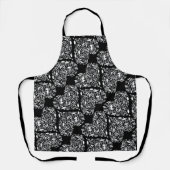 ミュージックノートのハート エプロン (正面)