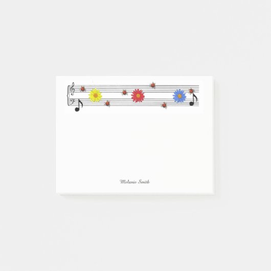 ミュージックノートの投稿 – Itノート ポストイット (正面)