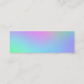 ミュージックノートカラフルミニ名刺 スキニー名刺 (裏面)