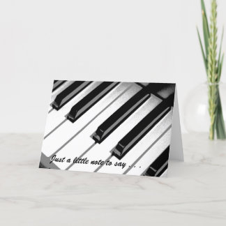 ミュージックノートカード空白の – 内部 カード