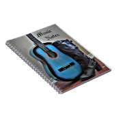 ミュージックノートギタースパイラルフォトノートブック ノートブック (右側)