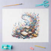 ミュージックノートシリーズデザイン4 薄葉紙 (クラフト)