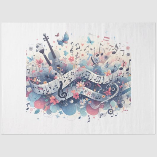 ミュージックノートシリーズデザイン5 薄葉紙 (正面)