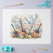 ミュージックノートシリーズデザイン9 薄葉紙 (クラフト)