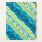 ミュージックノートストライプの数 プランナー手帳 (裏面)