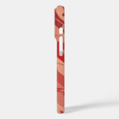 ミュージックノートストライプの赤 Case-Mate iPhoneケース (裏面 / 左)