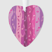 ミュージックノートストライプオーナメント オーナメント (正面)