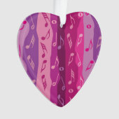 ミュージックノートストライプオーナメント オーナメント (正面)