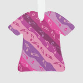 ミュージックノートストライプオーナメント オーナメント (裏面)