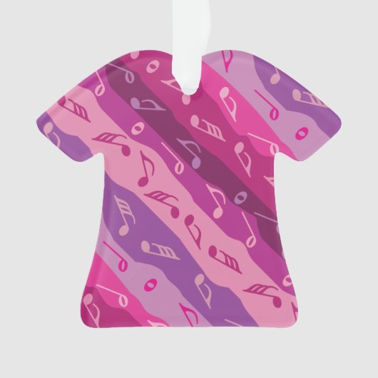 ミュージックノートストライプオーナメント オーナメント (正面)