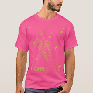 ミュージックノートトランペット Tシャツ