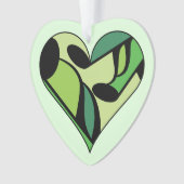 ミュージックノートハート オーナメント (正面)